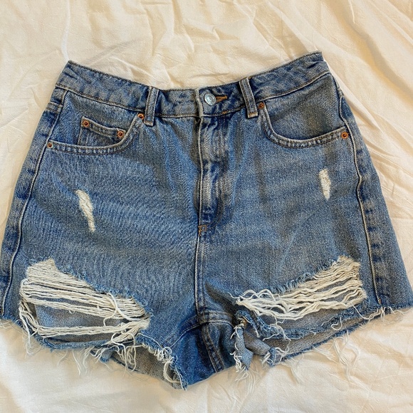 Topshop Pants - Topshop Moto High-Rise Mom Short